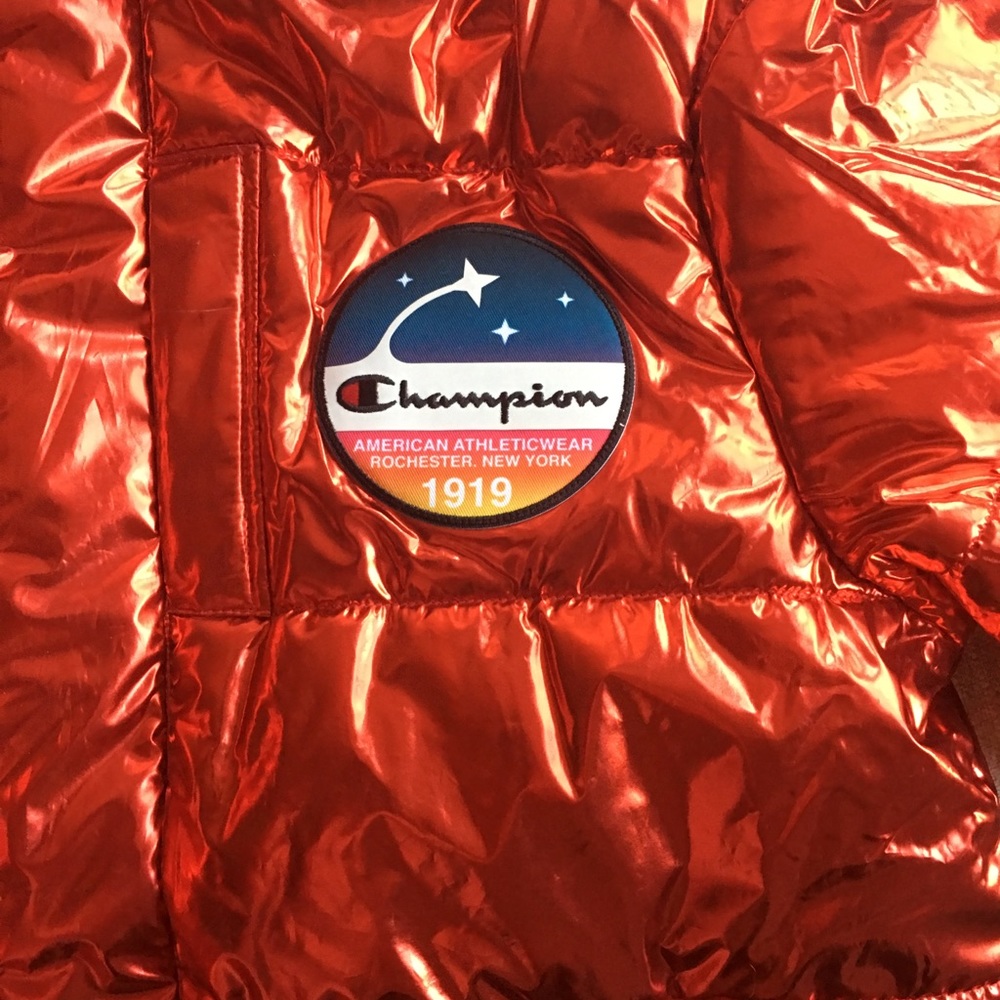 Limited Champion x NASA Metallic Puffer Jacket - Picture 5 of 8